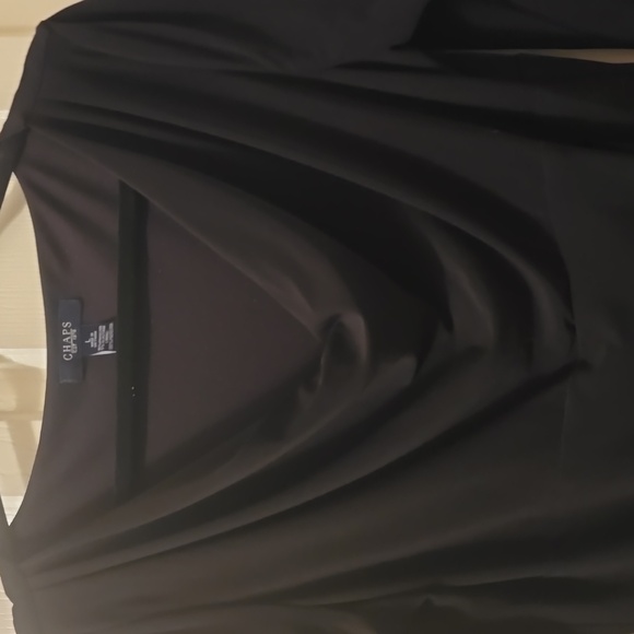 CHAPS BRAND WOMEN'S BLACK DRESS SIZE LARGE - Picture 5 of 12